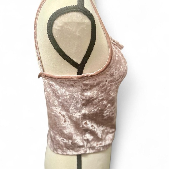 O-Mighty Pink Velvet Daddy Tank Top Large - Picture 4 of 7
